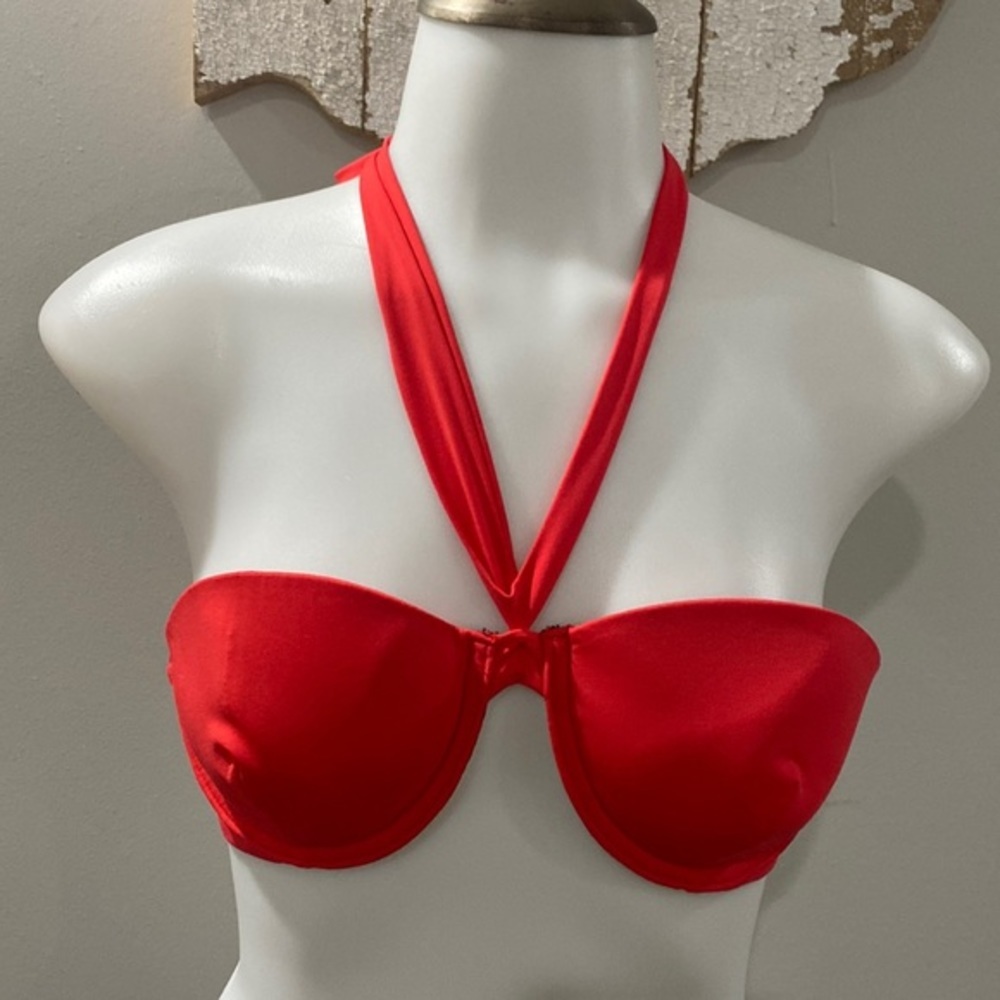 NWOT! Onia Red Bikini Top